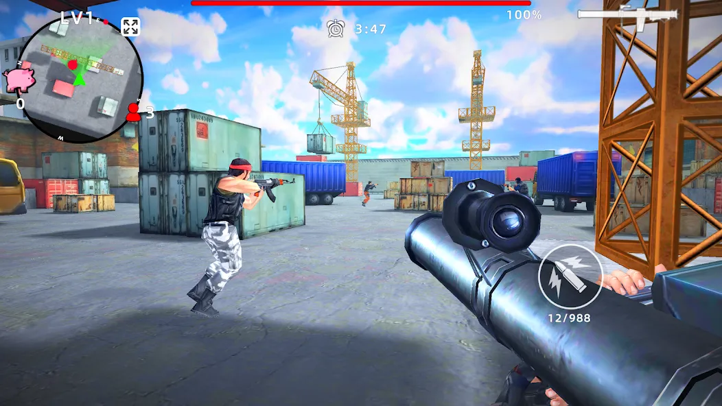 Gun Strike: FPS Shooter Game (Каунтер Атак)  [МОД Много денег] Screenshot 5