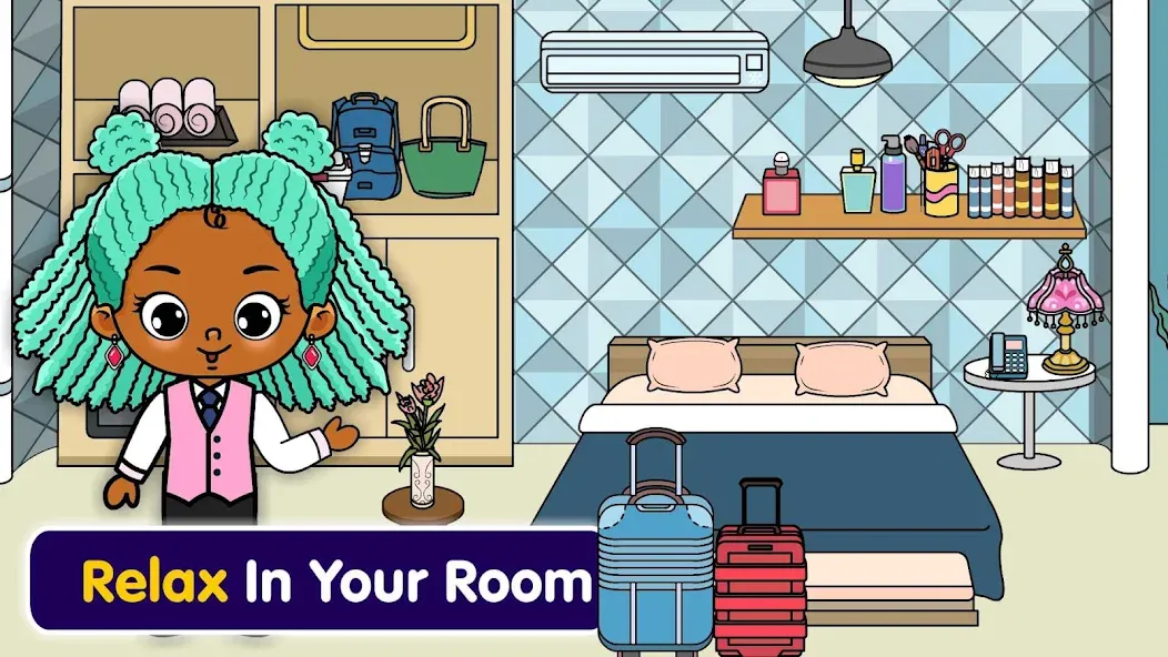 Tizi Town - My Hotel Games  [МОД Меню] Screenshot 1