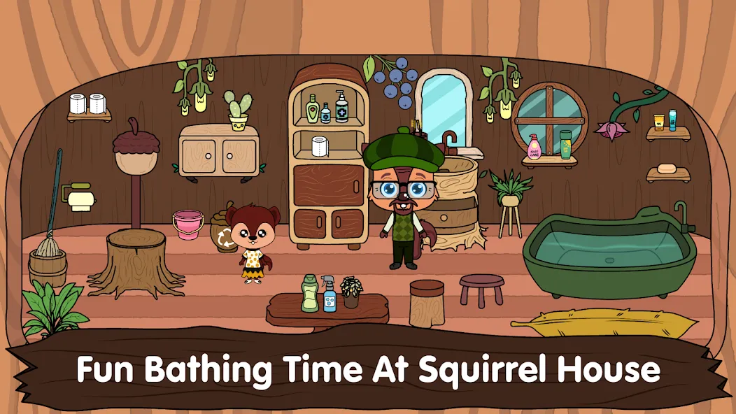 Animal Town - My Squirrel Home  [МОД Много монет] Screenshot 4