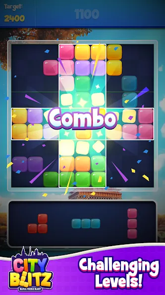 City Blitz-Block Puzzle Blast (Блок Головоломка Кинг)  [МОД Menu] Screenshot 4