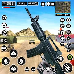 Скачать взломанную First Person Shooter Mode  [МОД Все открыто] - стабильная версия apk на Андроид