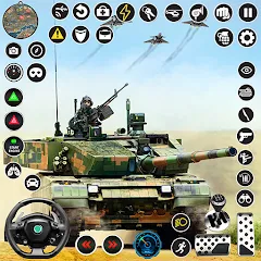 Взломанная Tank Fury: Battle of Steels  [МОД Меню] - последняя версия apk на Андроид