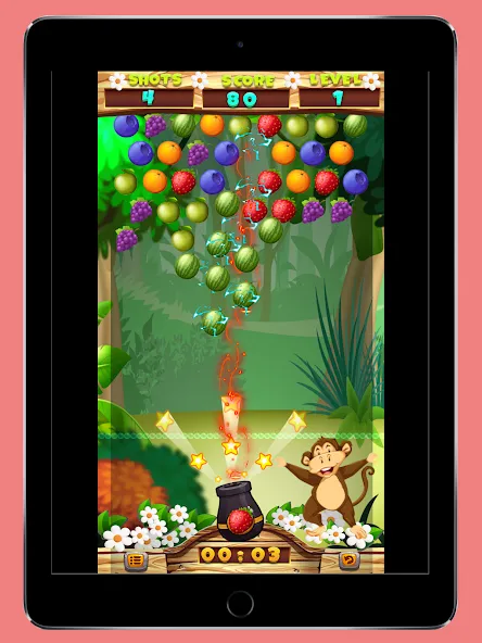 Fruits Shooter Pop (Фрутс Шутер Поп)  [МОД Бесконечные монеты] Screenshot 4