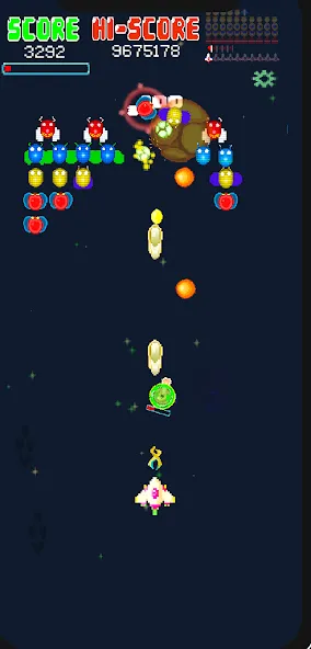 Galaxiga Retro Arcade Action (Галаксига Ретро Аркейд Экшн)  [МОД Unlocked] Screenshot 3