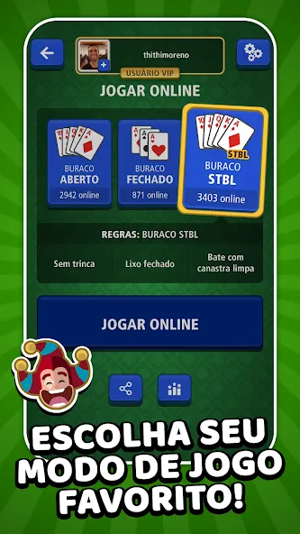 Buraco Jogatina: Card Games (Бурако Жогатина)  [МОД Меню] Screenshot 3