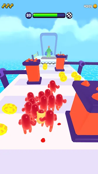 Join Blob Clash 3D: Mob Runner (Джойн Блоб Клаш 3D)  [МОД Бесконечные монеты] Screenshot 4