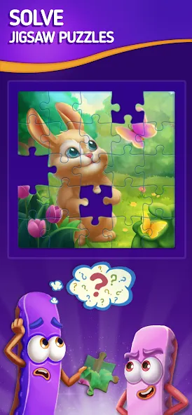 Jigsaw Puzzle by Jolly Battle (Джигсоу Пазл от Джолли Батл)  [МОД Меню] Screenshot 1