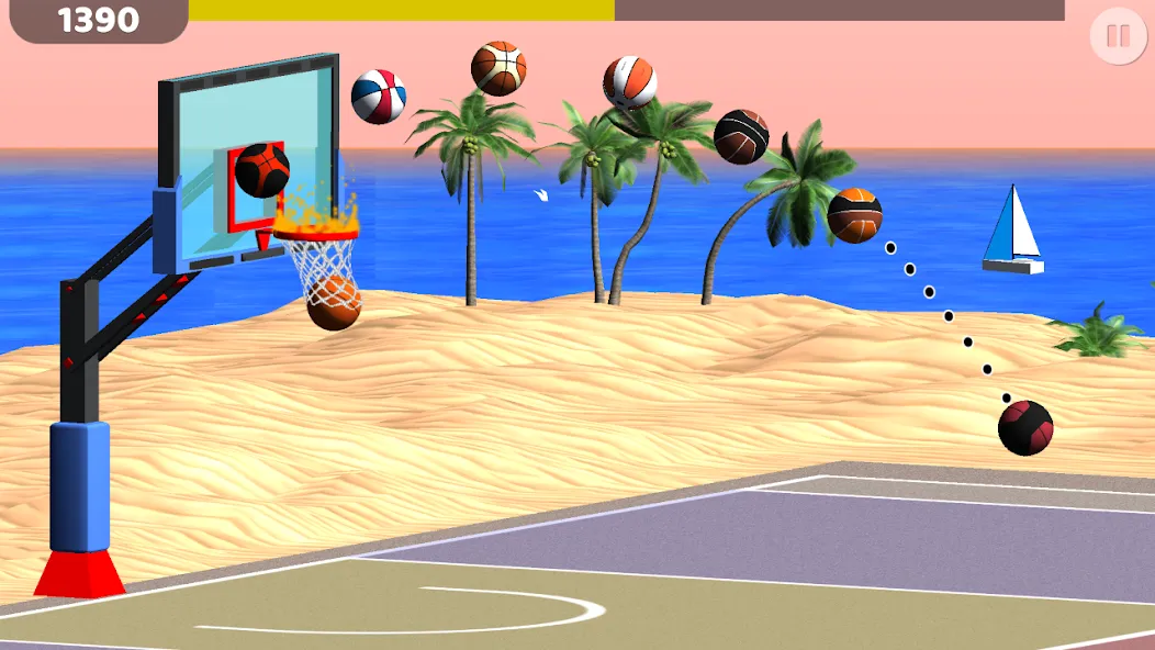 Basketball: Shooting Hoops  [МОД Меню] Screenshot 2