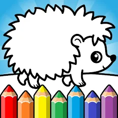 Взлом Easy coloring book for kids  [МОД Unlimited Money] - полная версия apk на Андроид