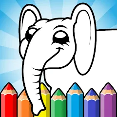 Скачать взлом Easy coloring pages for kids  [МОД Menu] - последняя версия apk на Андроид