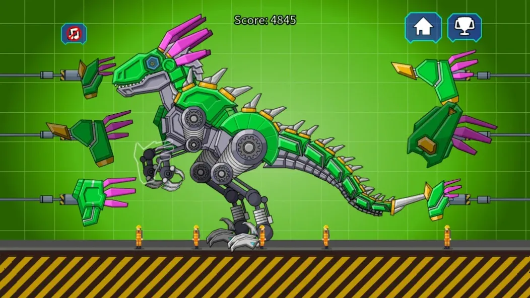 Velociraptor Rex Dino Robot (Велоцираптор Рекс Дино Робот)  [МОД Меню] Screenshot 1