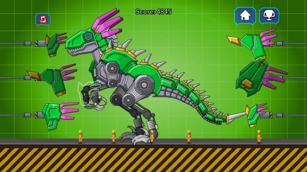 Velociraptor Rex Dino Robot (Велоцираптор Рекс Дино Робот)  [МОД Меню] Screenshot 5