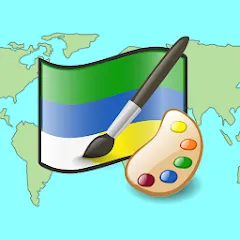 Взломанная Draw The Flag - Quiz & Maker  [МОД Все открыто] - полная версия apk на Андроид