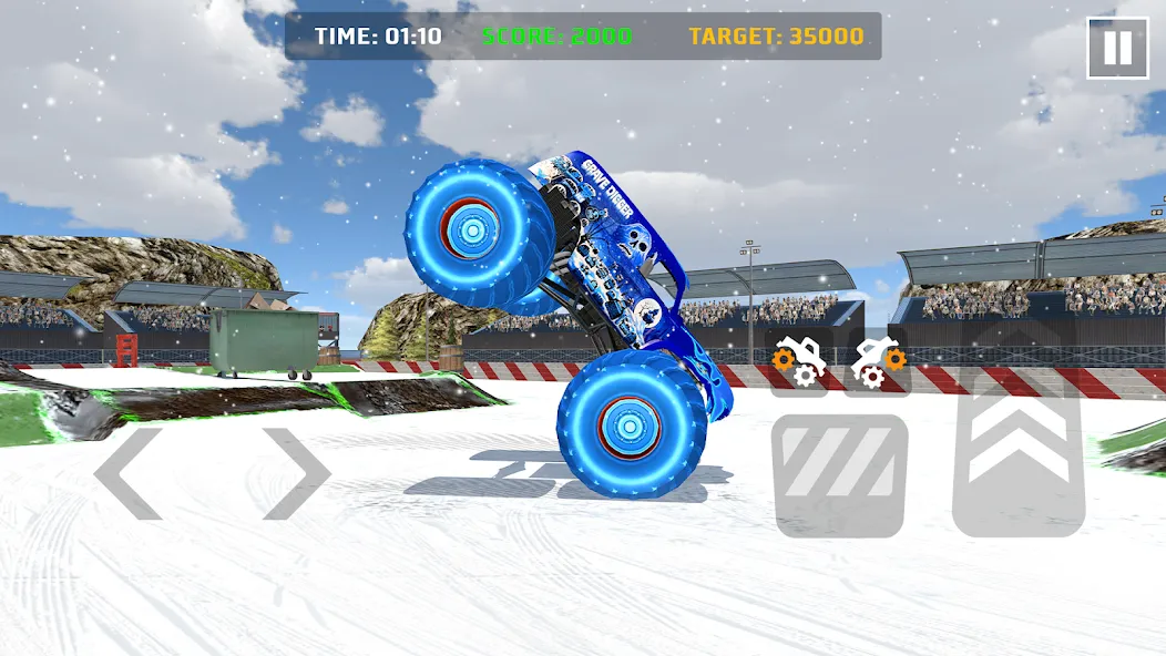 Car Games: Monster Truck Stunt (Монстртрак стант)  [МОД Unlimited Money] Screenshot 2