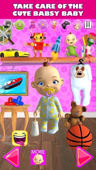 Talking Babsy Baby  [МОД Много денег] Screenshot 1