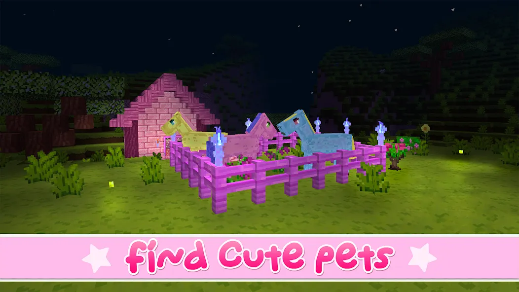 Kawaii World - Craft and Build (Кавайи Ворлд)  [МОД Много монет] Screenshot 1