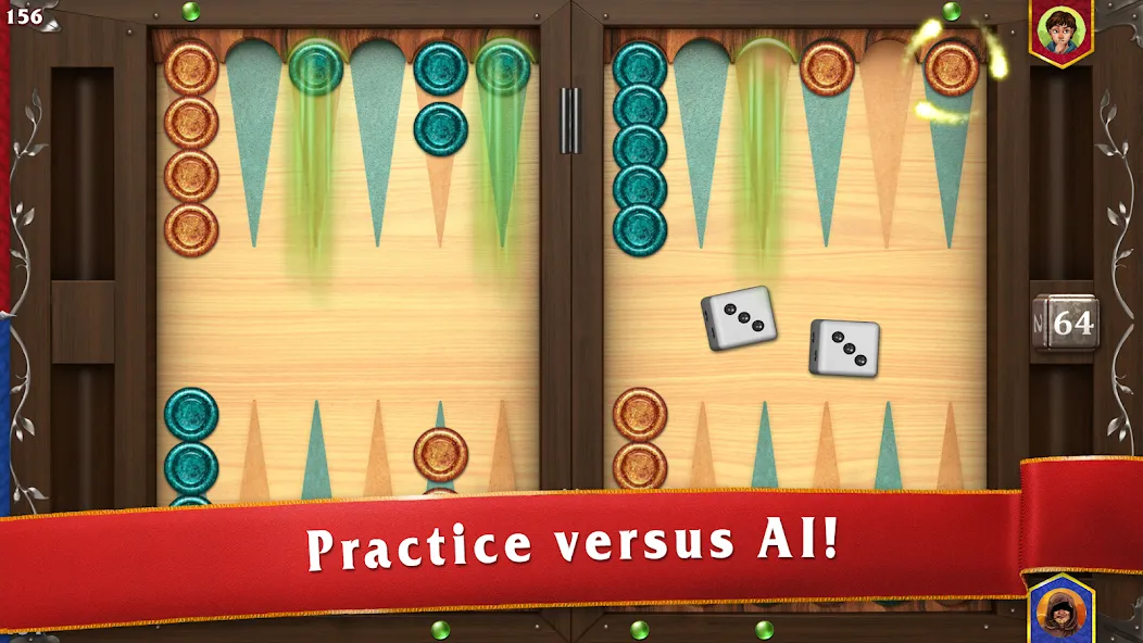 Backgammon Masters  [МОД Mega Pack] Screenshot 3