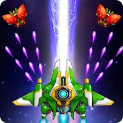 Взломанная Galaxy Attack - space shooting (Гэлакси Атак)  [МОД Много денег] - стабильная версия apk на Андроид