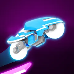 Взломанная Rider Worlds - Neon Bike Races (Райдер Ворлдс)  [МОД Unlocked] - стабильная версия apk на Андроид