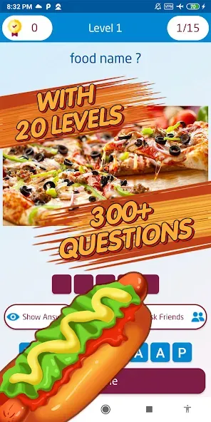 Guess food games  [МОД Много монет] Screenshot 3