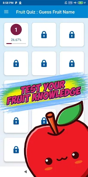 Guess the fruit name game  [МОД Бесконечные деньги] Screenshot 2