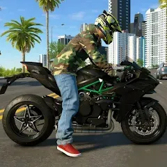 Скачать взлом Kawasaki Ninja H2r Games 3D (Кавасаки Ниндзя 2р Игры 3D)  [МОД Меню] - полная версия apk на Андроид