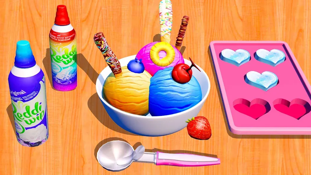 Ice Cream Games: Rainbow Maker (Айс Крем Геймс)  [МОД Все открыто] Screenshot 1