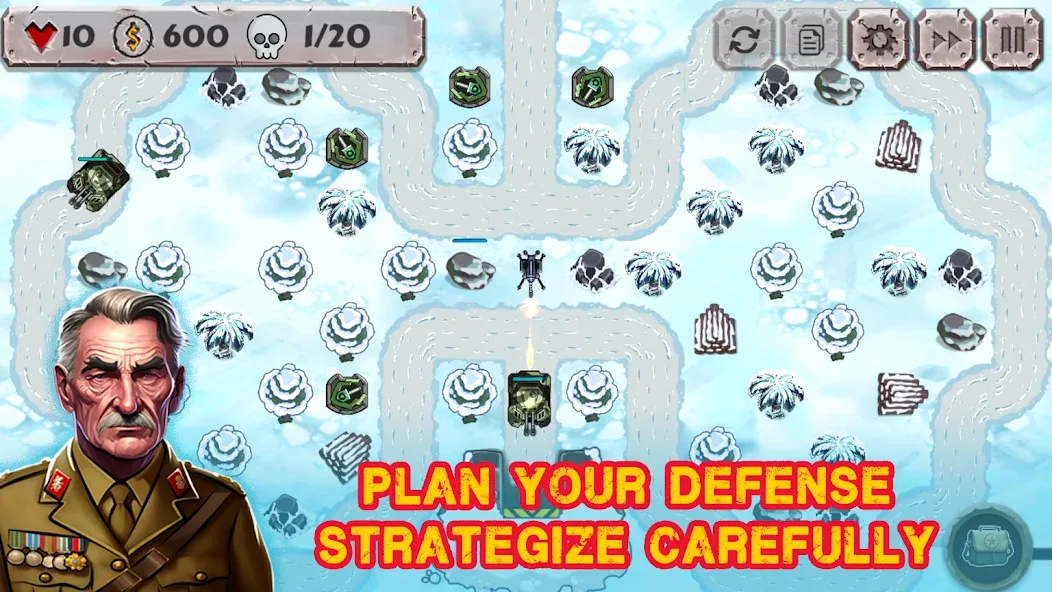 Battle Strategy: Tower Defense  [МОД Бесконечные деньги] Screenshot 1