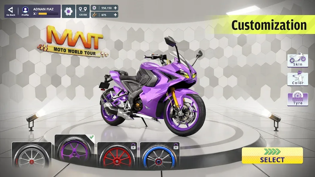 Moto World Tour: Bike Racing  [МОД Unlocked] Screenshot 4