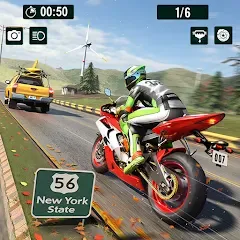 Скачать взломанную Moto World Tour: Bike Racing  [МОД Unlocked] - последняя версия apk на Андроид