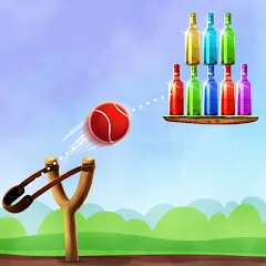 Взломанная Bottle Shooting Game 2  [МОД Mega Pack] - стабильная версия apk на Андроид