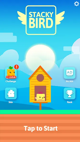 Stacky Bird: Fun Egg Dash Game (тэки птица)  [МОД Бесконечные деньги] Screenshot 1