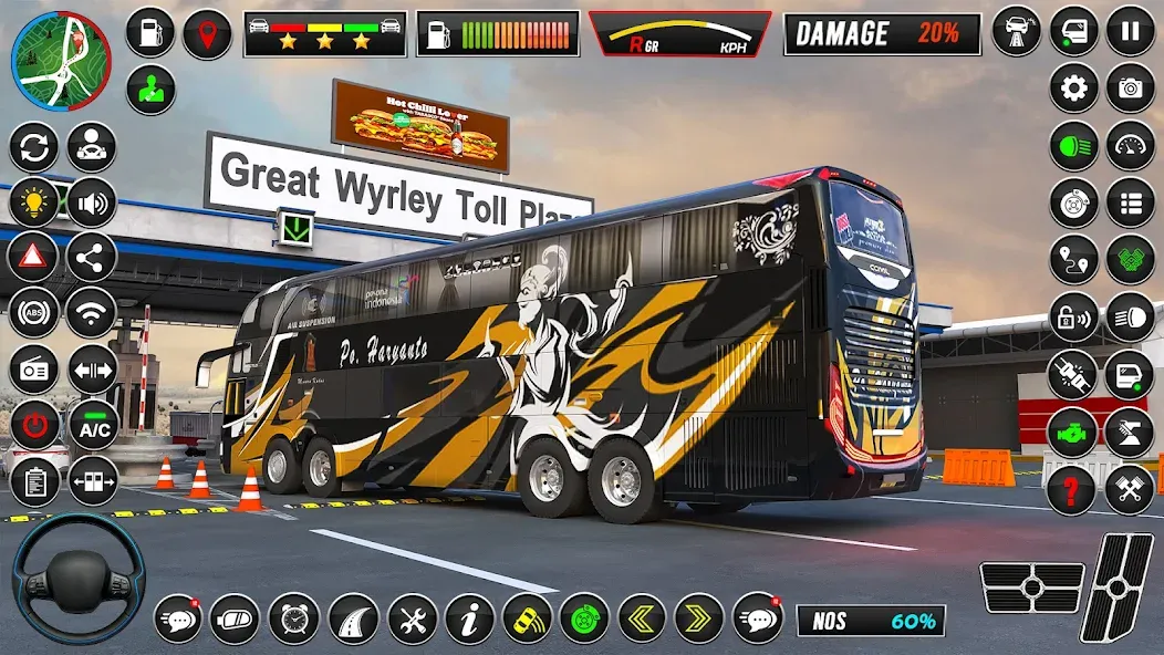 City Coach Bus Driver Games 3D  [МОД Бесконечные деньги] Screenshot 2