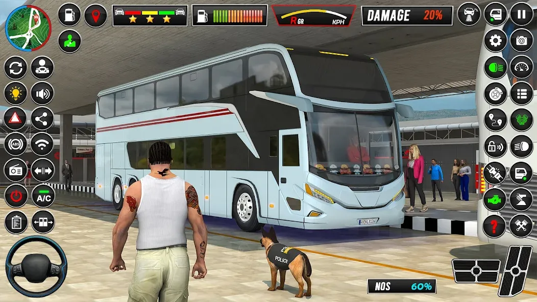 City Coach Bus Driver Games 3D  [МОД Бесконечные деньги] Screenshot 3