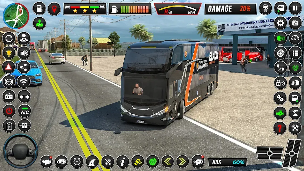 City Coach Bus Driver Games 3D  [МОД Бесконечные деньги] Screenshot 4