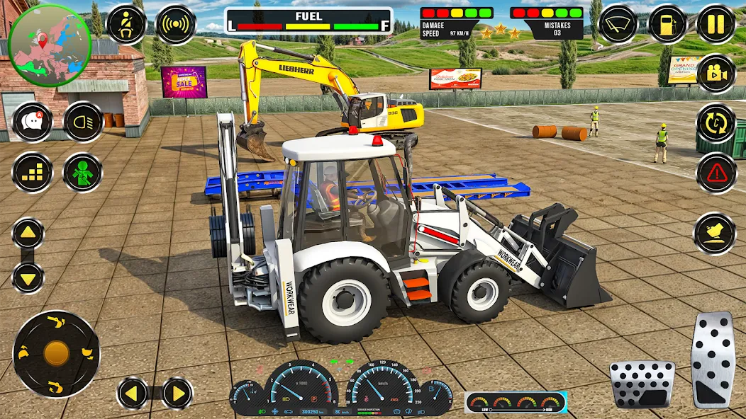 Real JCB Construction Games 3D  [МОД Unlocked] Screenshot 1