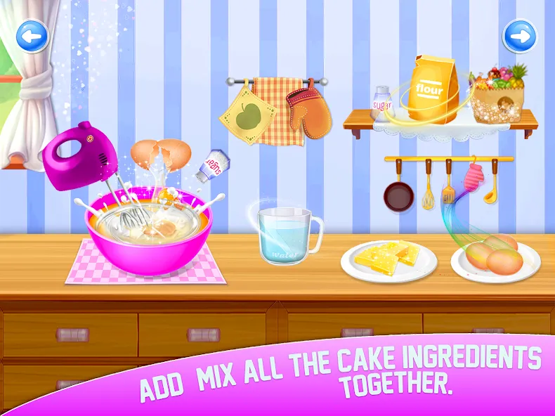 Cake Maker Sweet Bakery Games  [МОД Меню] Screenshot 3