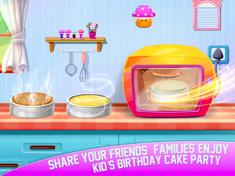 Cake Maker Sweet Bakery Games  [МОД Меню] Screenshot 4