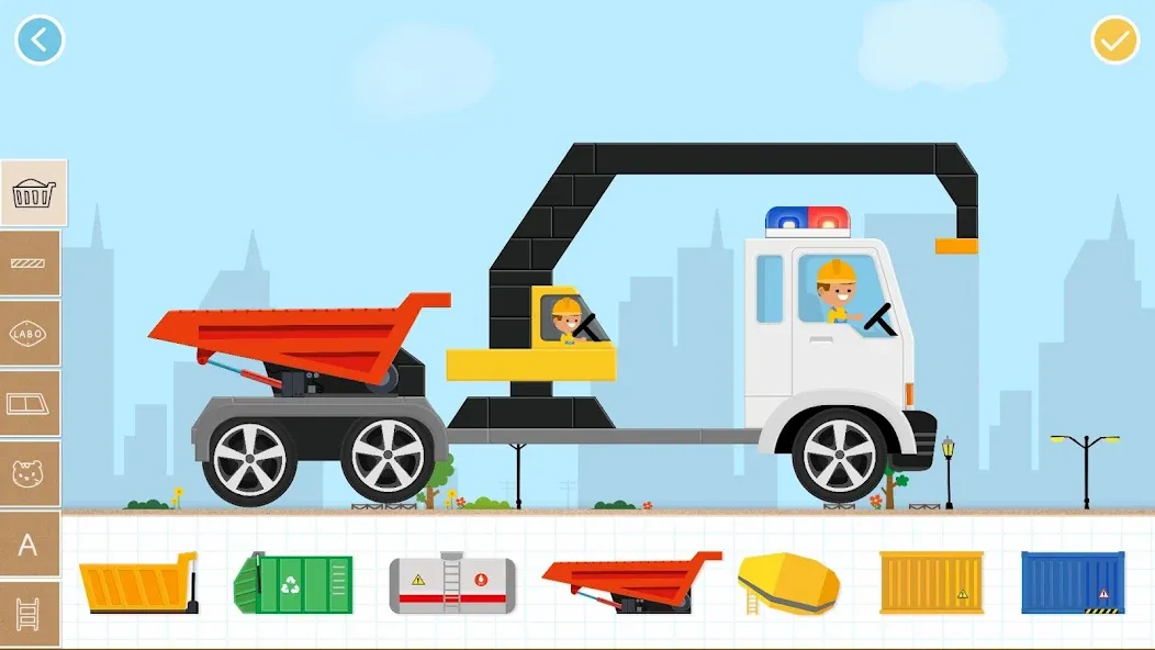 Labo Brick Car 2 Game for Kids (Лабо)  [МОД Много монет] Screenshot 1