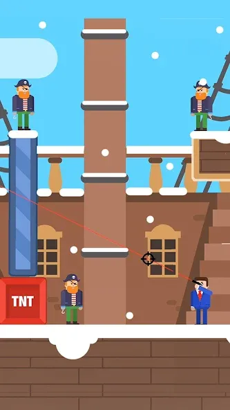 Mr Bullet - Spy Puzzles  [МОД Много монет] Screenshot 4