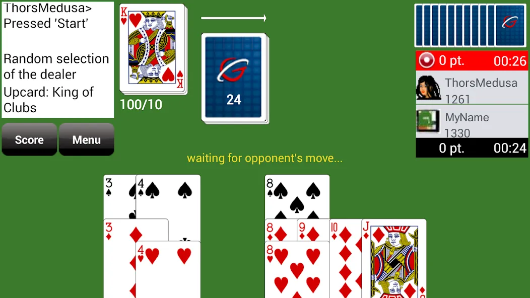 Gin Rummy GC Online (Джин Рамми Онлайн)  [МОД Все открыто] Screenshot 1