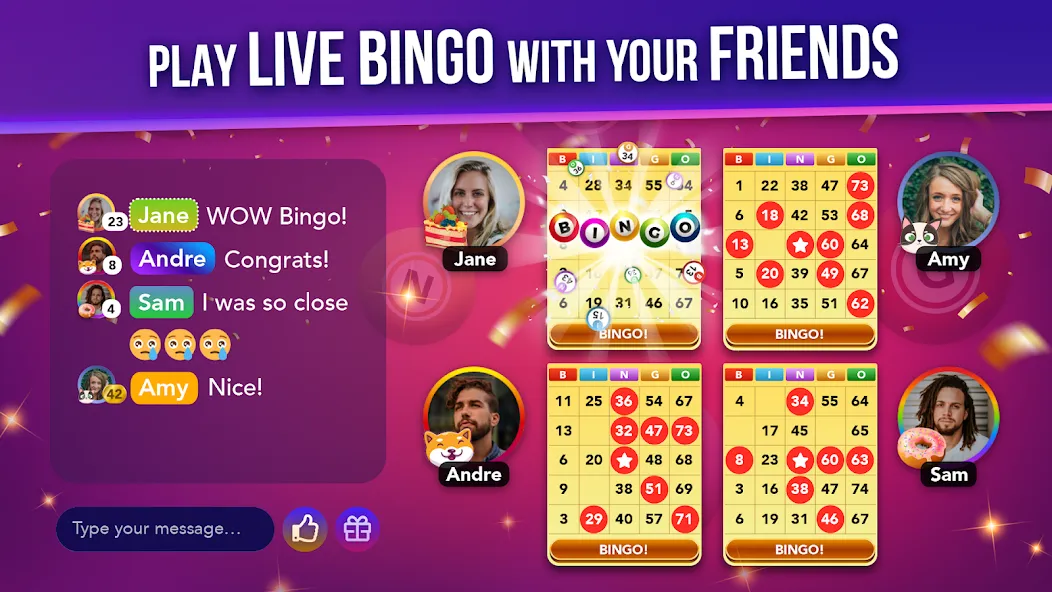 Live Play Bingo: Real Hosts (Лайв Плей Бинго)  [МОД Бесконечные монеты] Screenshot 5