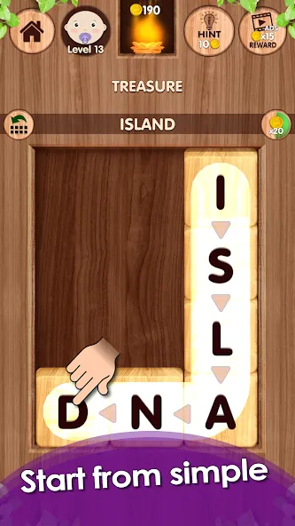 Falling Word Games - Addictive (Фоллинг Уорд Геймс)  [МОД Много денег] Screenshot 3