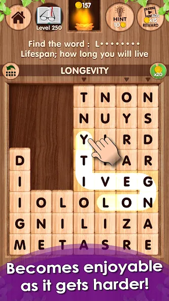 Falling Word Games - Addictive (Фоллинг Уорд Геймс)  [МОД Много денег] Screenshot 5