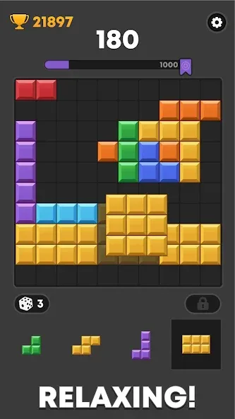 Block Mania - Block Puzzle (Блок Мания)  [МОД Бесконечные монеты] Screenshot 1