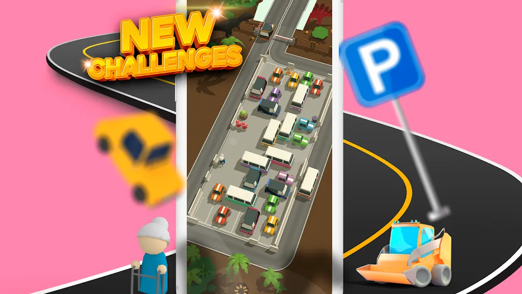 Parking Jam 3D (Парковочный затор 3D)  [МОД Unlocked] Screenshot 4