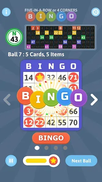 Bingo Mania - Light Bingo Game (Бинго Мания)  [МОД Бесконечные монеты] Screenshot 3