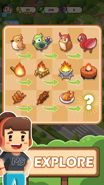 Campsite Craze: Puzzle Merge (Кемпинговая Лихорадка)  [МОД Unlimited Money] Screenshot 3