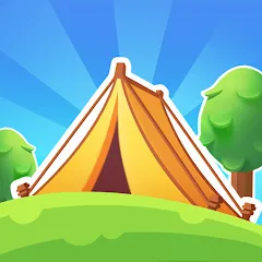 Скачать взлом Campsite Craze: Puzzle Merge (Кемпинговая Лихорадка)  [МОД Unlimited Money] - стабильная версия apk на Андроид