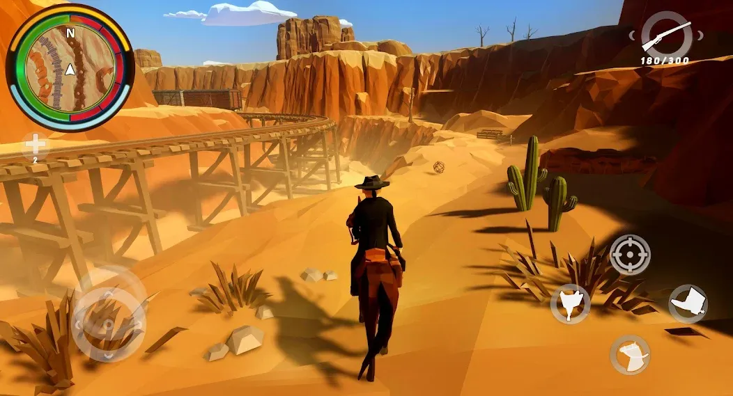 West Cowboy Western Polygon  [МОД Unlimited Money] Screenshot 1